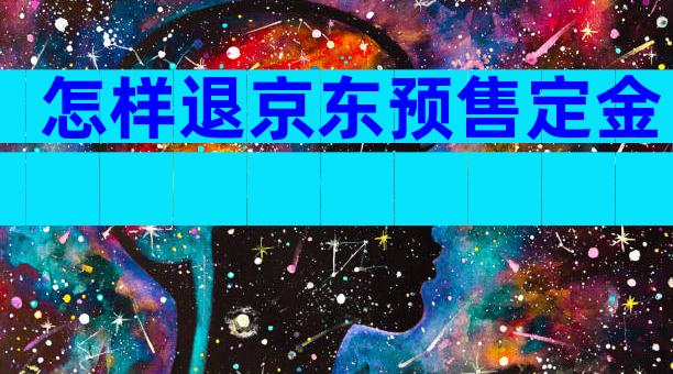 怎样退京东预售定金