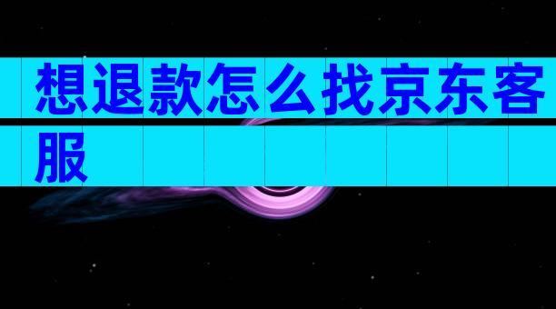 想退款怎么找京东客服