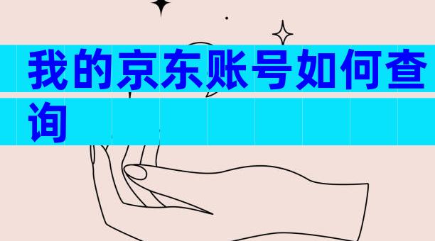 我的京东账号如何查询