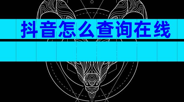 抖音怎么查询在线