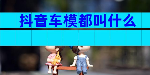 抖音车模都叫什么