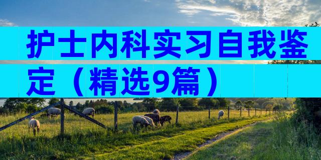 护士内科实习自我鉴定（精选9篇）