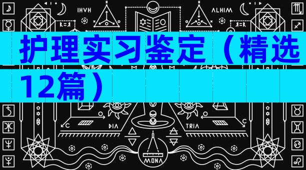 护理实习鉴定（精选12篇）