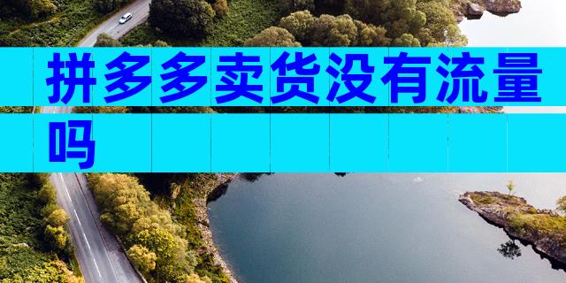 拼多多卖货没有流量吗