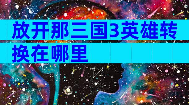 放开那三国3英雄转换在哪里