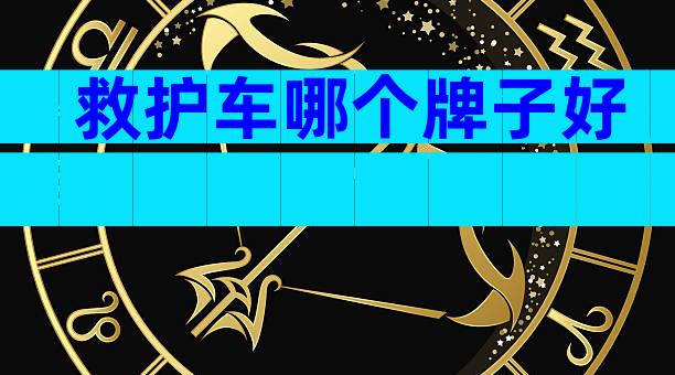 救护车哪个牌子好