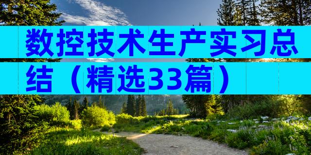 数控技术生产实习总结（精选33篇）