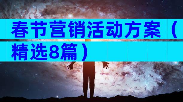 春节营销活动方案（精选8篇）