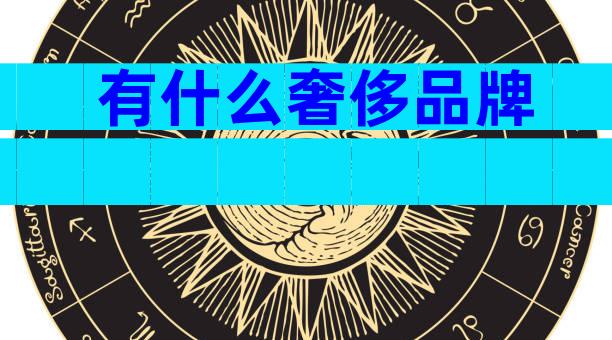 有什么奢侈品牌