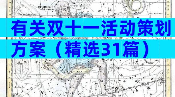 有关双十一活动策划方案（精选31篇）