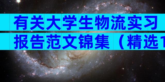有关大学生物流实习报告范文锦集（精选11篇）