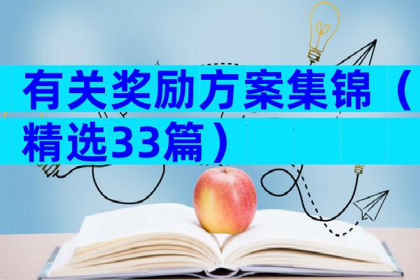 有关奖励方案集锦（精选33篇）