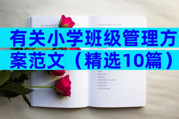 有关小学班级管理方案范文（精选10篇）