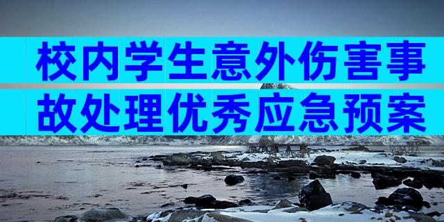 校内学生意外伤害事故处理优秀应急预案（通用6篇）