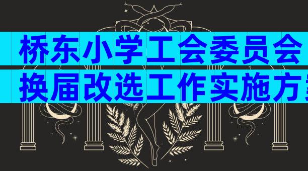 桥东小学工会委员会换届改选工作实施方案（精选3篇）