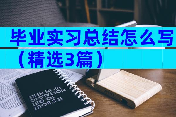 毕业实习总结怎么写（精选3篇）