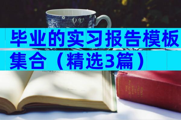 毕业的实习报告模板集合（精选3篇）