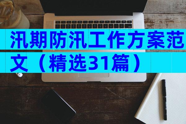 汛期防汛工作方案范文（精选31篇）