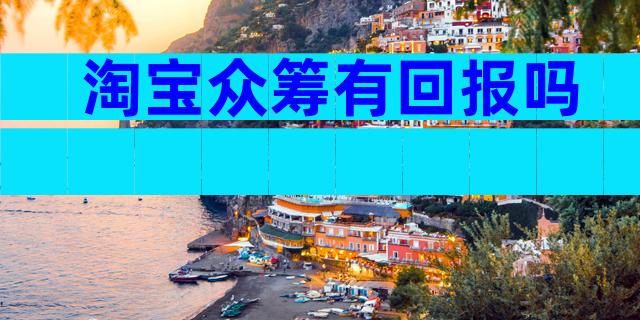 淘宝众筹有回报吗