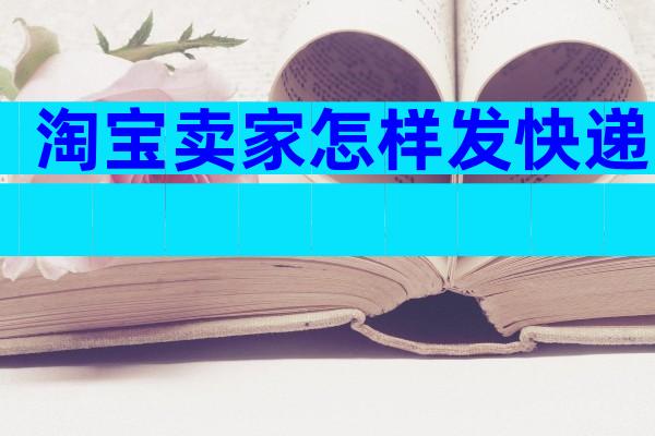 淘宝卖家怎样发快递