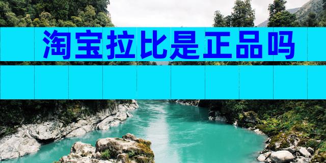 淘宝拉比是正品吗
