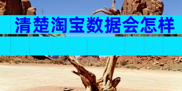 清楚淘宝数据会怎样