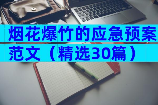 烟花爆竹的应急预案范文（精选30篇）