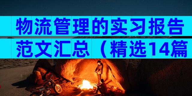 物流管理的实习报告范文汇总（精选14篇）