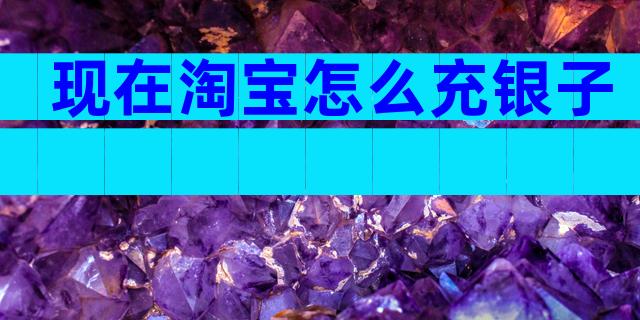 现在淘宝怎么充银子