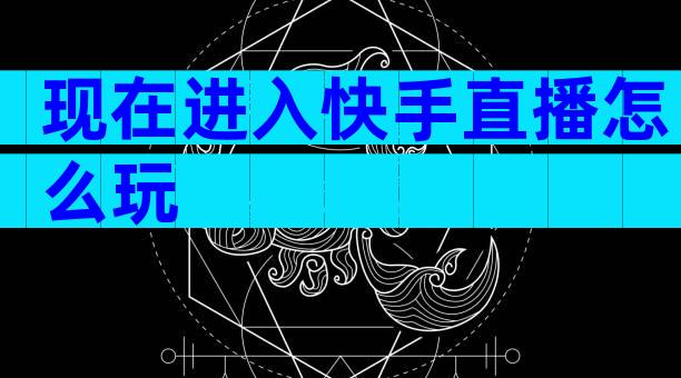 现在进入快手直播怎么玩