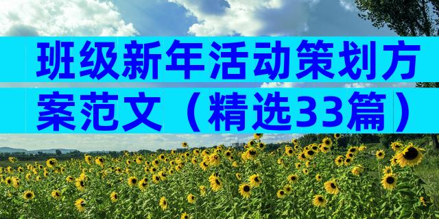 班级新年活动策划方案范文（精选33篇）