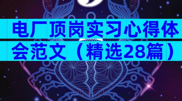 电厂顶岗实习心得体会范文（精选28篇）
