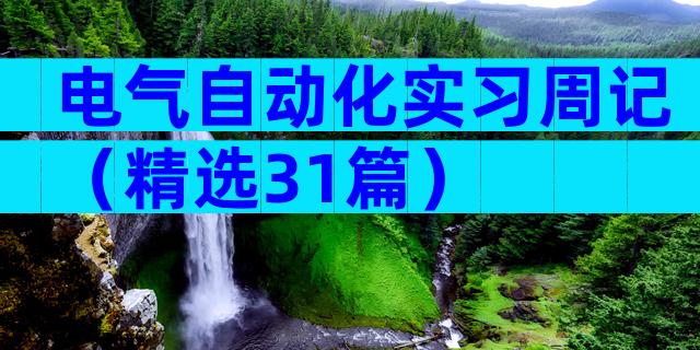 电气自动化实习周记（精选31篇）