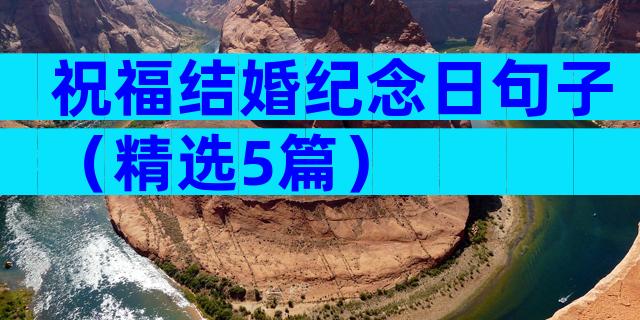 祝福结婚纪念日句子（精选5篇）