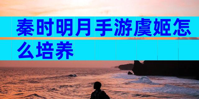 秦时明月手游虞姬怎么培养