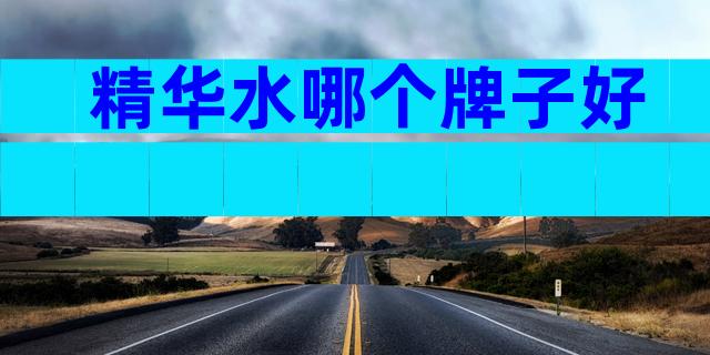 精华水哪个牌子好