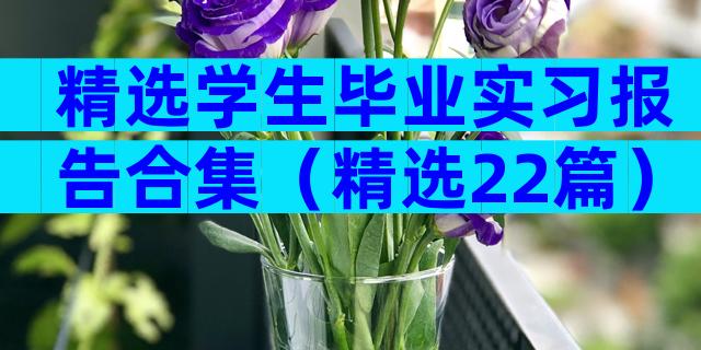 精选学生毕业实习报告合集（精选22篇）