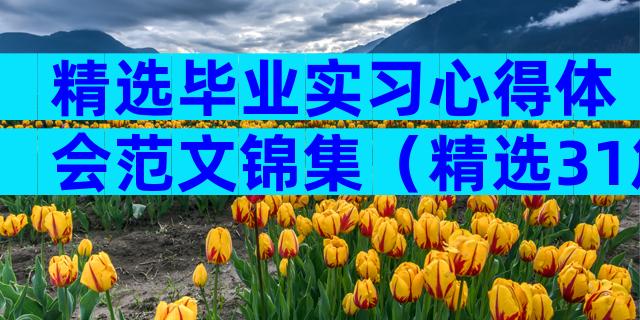 精选毕业实习心得体会范文锦集（精选31篇）