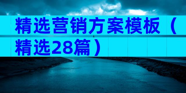 精选营销方案模板（精选28篇）