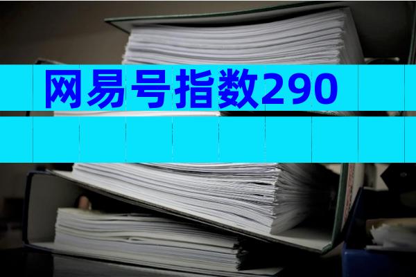 网易号指数290