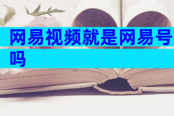 网易视频就是网易号吗