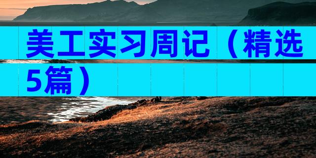 美工实习周记（精选5篇）