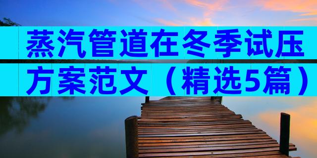 蒸汽管道在冬季试压方案范文（精选5篇）