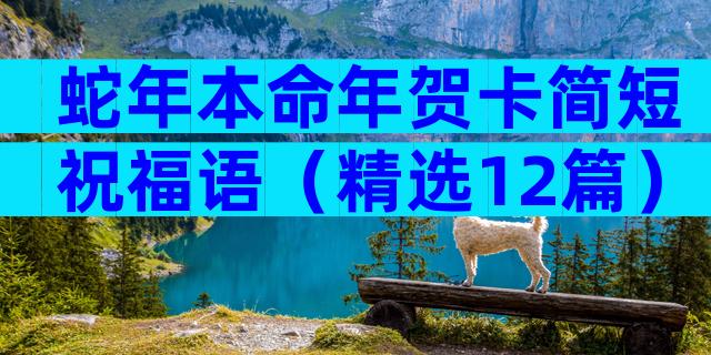 蛇年本命年贺卡简短祝福语（精选12篇）
