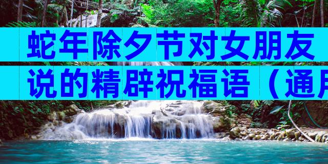 蛇年除夕节对女朋友说的精辟祝福语（通用5篇）