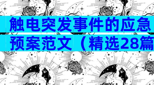 触电突发事件的应急预案范文（精选28篇）