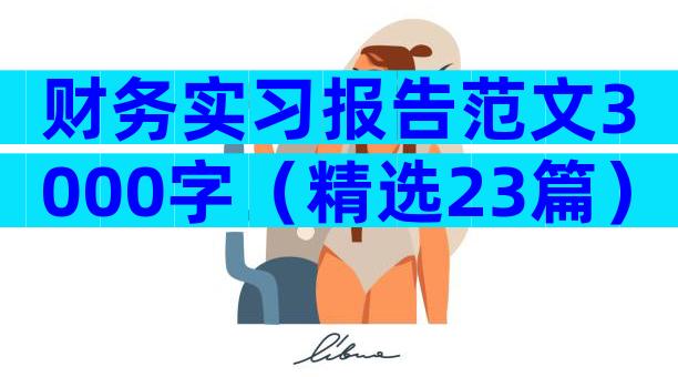 财务实习报告范文3000字（精选23篇）