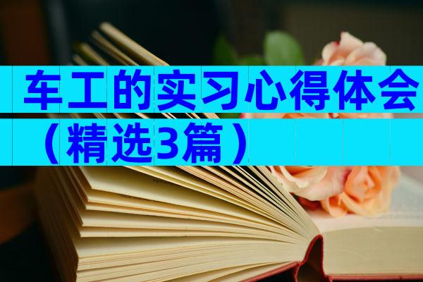 车工的实习心得体会（精选3篇）