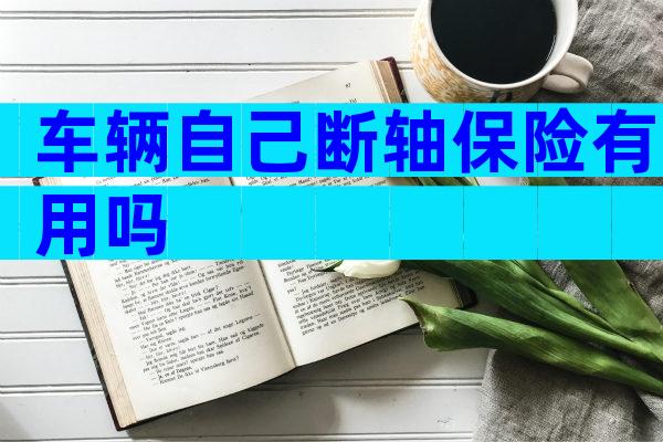 车辆自己断轴保险有用吗