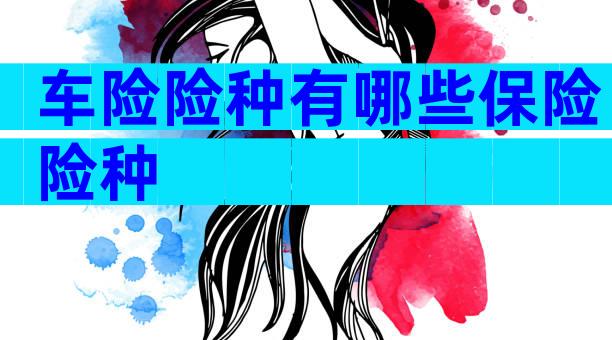 车险险种有哪些保险险种
